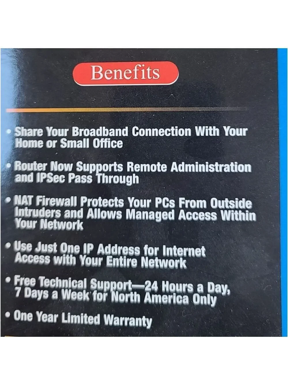 EtherFast Cable/DSL Router by LINKSYS - New Condition